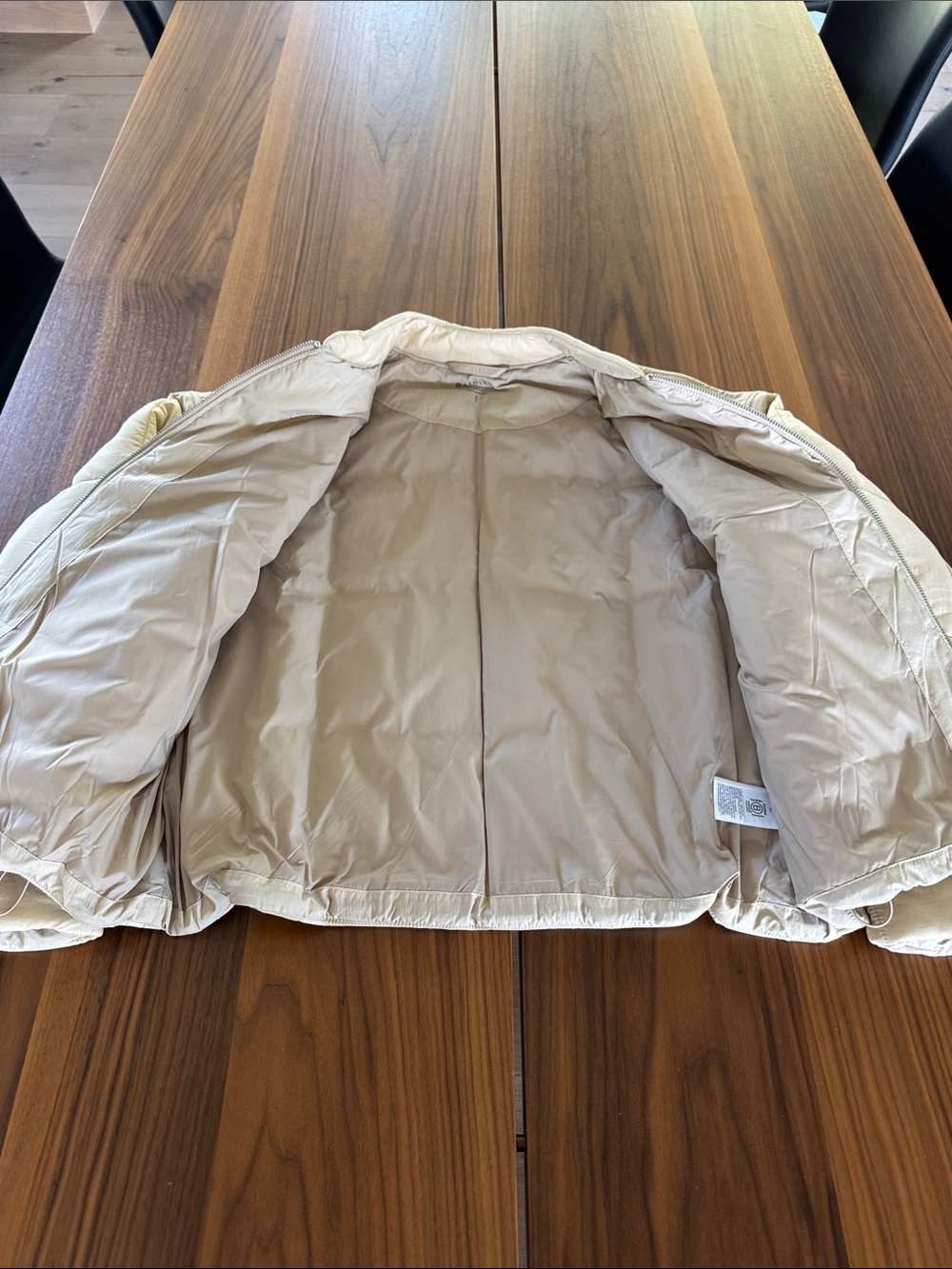 NWOT Athleta Evergreen Jacket in size small beige - Picture 4 of 8